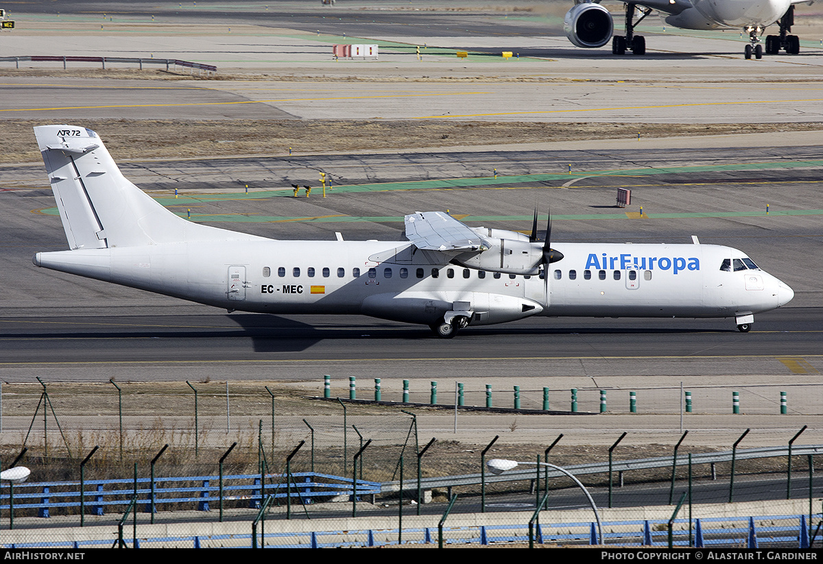 Aircraft Photo of EC-MEC | ATR ATR-72-500 (ATR-72-212A) | Air Europa | AirHistory.net #327583