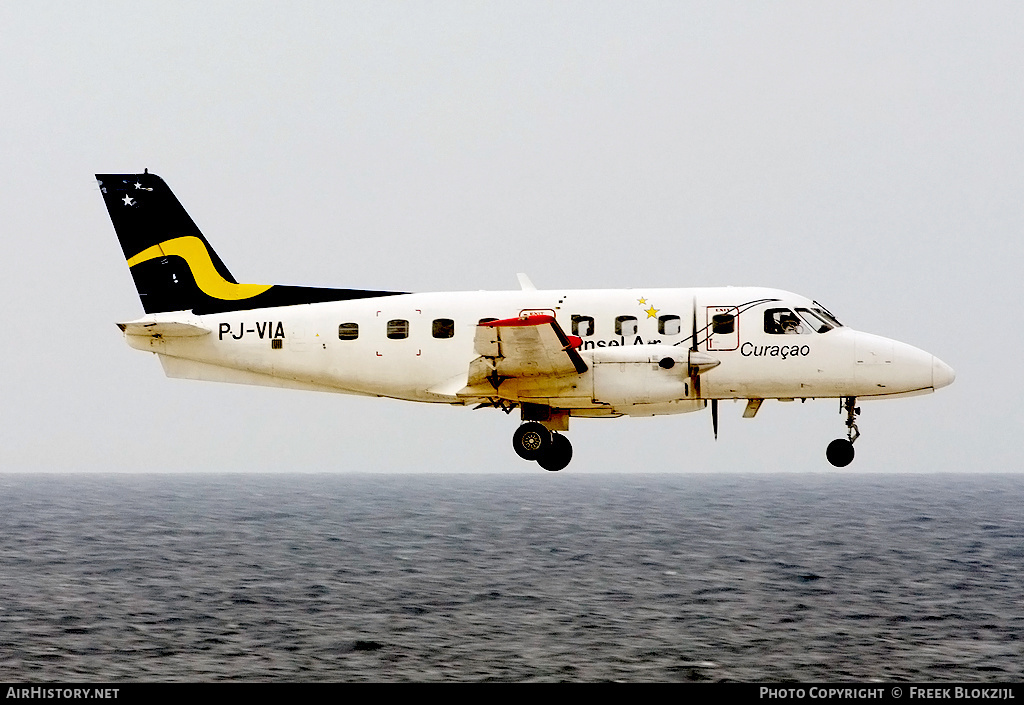 Aircraft Photo of PJ-VIA | Embraer EMB-110P1 Bandeirante | Insel Air | AirHistory.net #327594