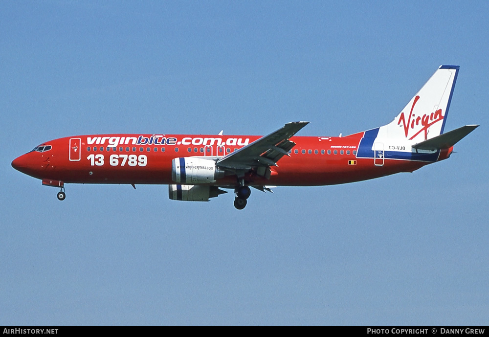 Aircraft Photo of OO-VJO | Boeing 737-4Y0 | Virgin Blue Airlines | AirHistory.net #327603