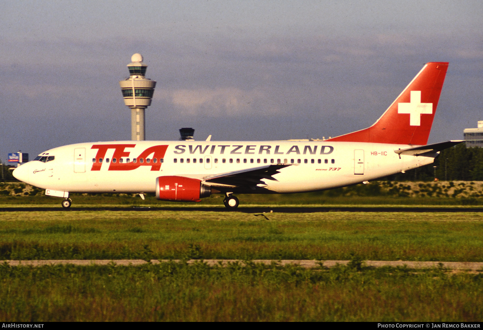 Aircraft Photo of HB-IIC | Boeing 737-3M8 | TEA Switzerland - Trans European Airways | AirHistory.net #327674