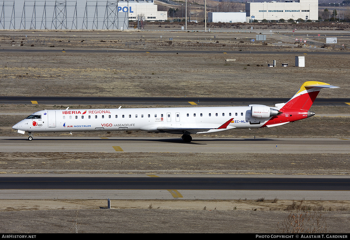 Aircraft Photo of EC-MLN | Bombardier CRJ-1000 (CL-600-2E25) | Iberia Regional | AirHistory.net #327715