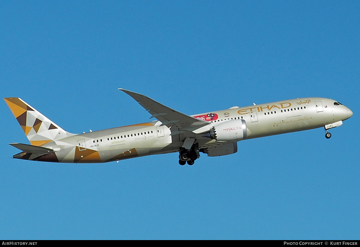 Aircraft Photo of A6-BLM | Boeing 787-9 Dreamliner | Etihad Airways | AirHistory.net #327725