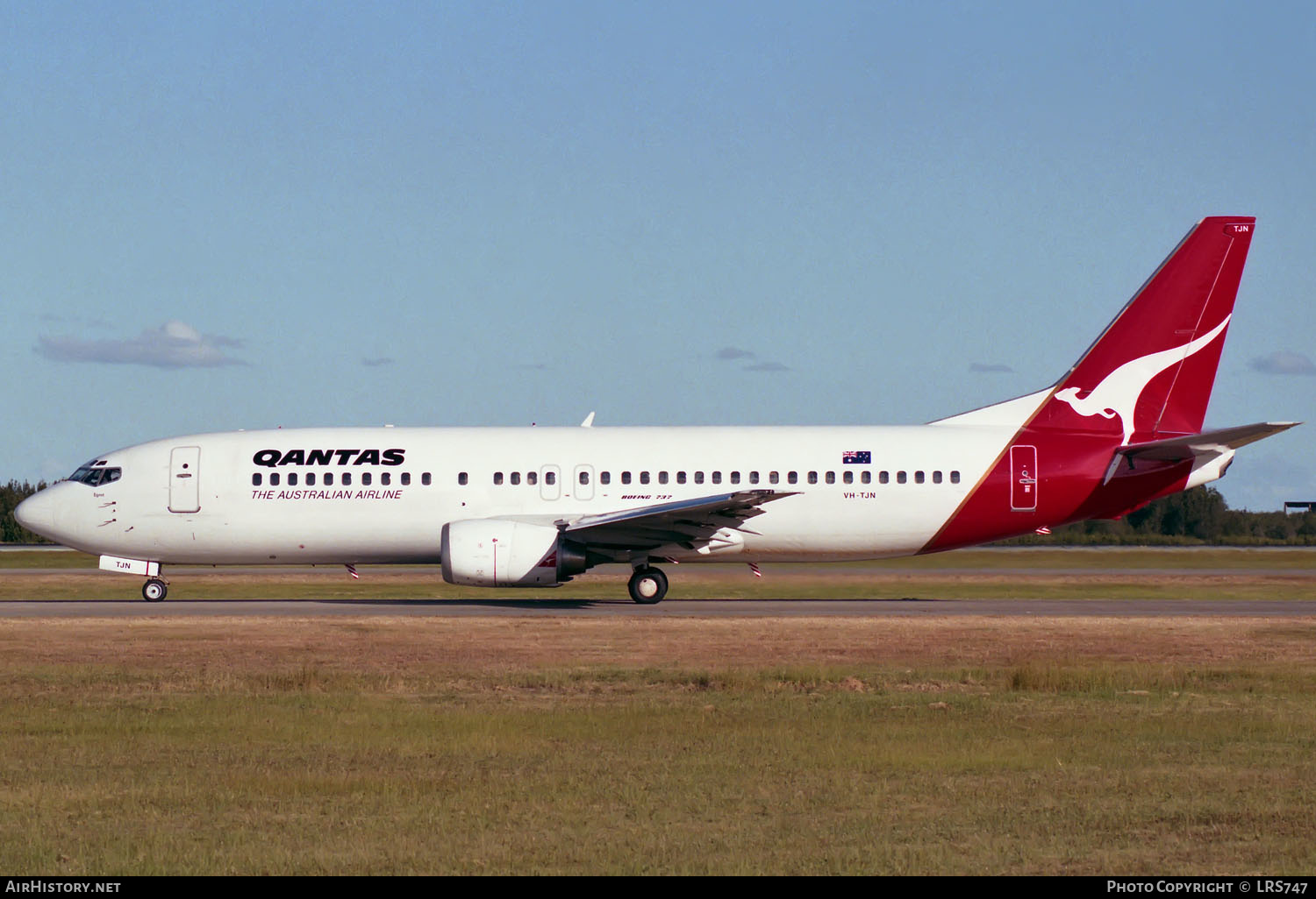Aircraft Photo of VH-TJN | Boeing 737-476 | Qantas | AirHistory.net #327736