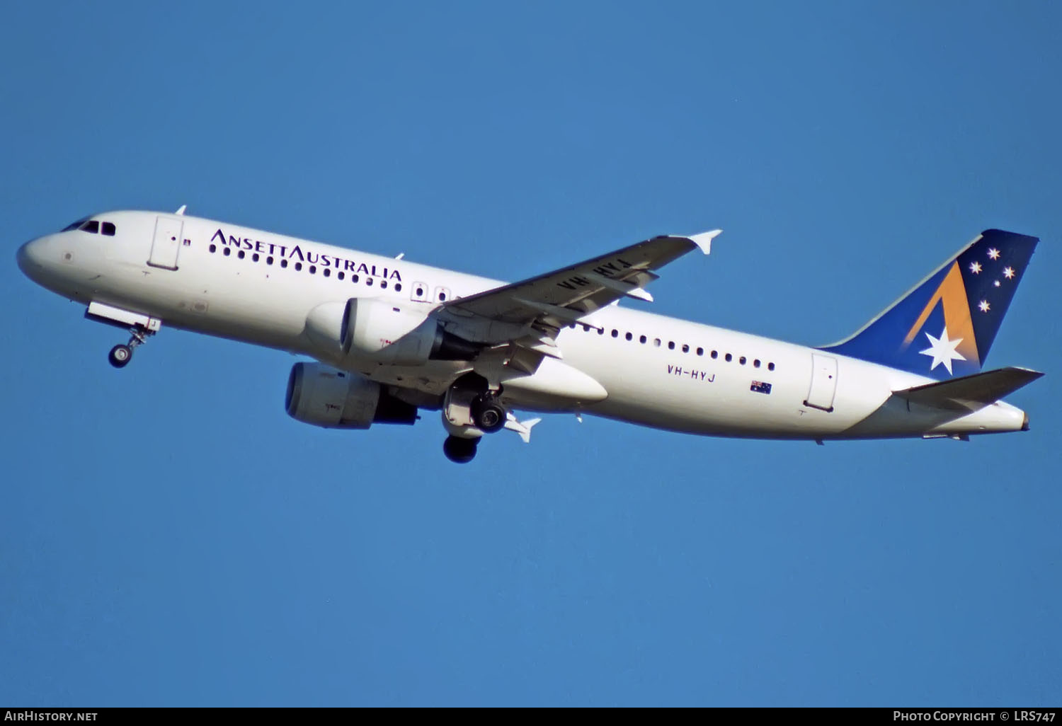 Aircraft Photo of VH-HYJ | Airbus A320-211 | Ansett Australia | AirHistory.net #327737