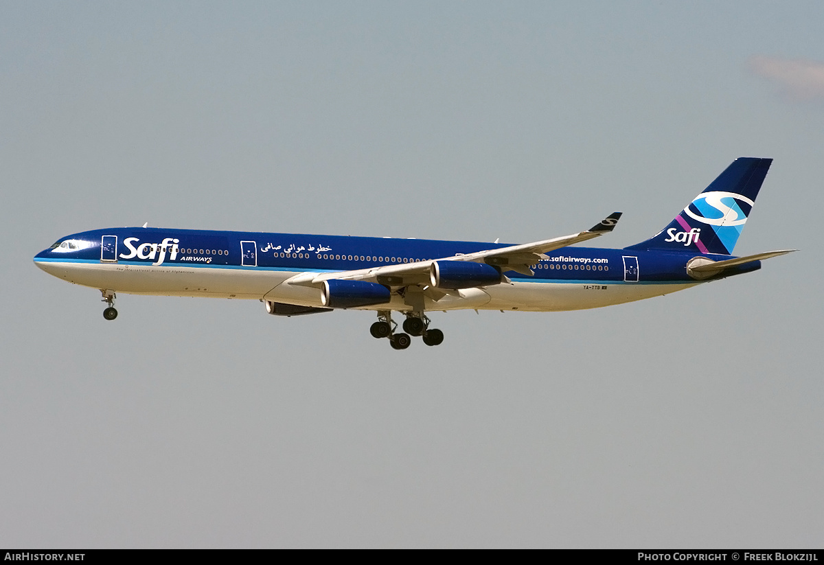 Aircraft Photo of YA-TTB | Airbus A340-311 | Safi Airways | AirHistory.net #327752