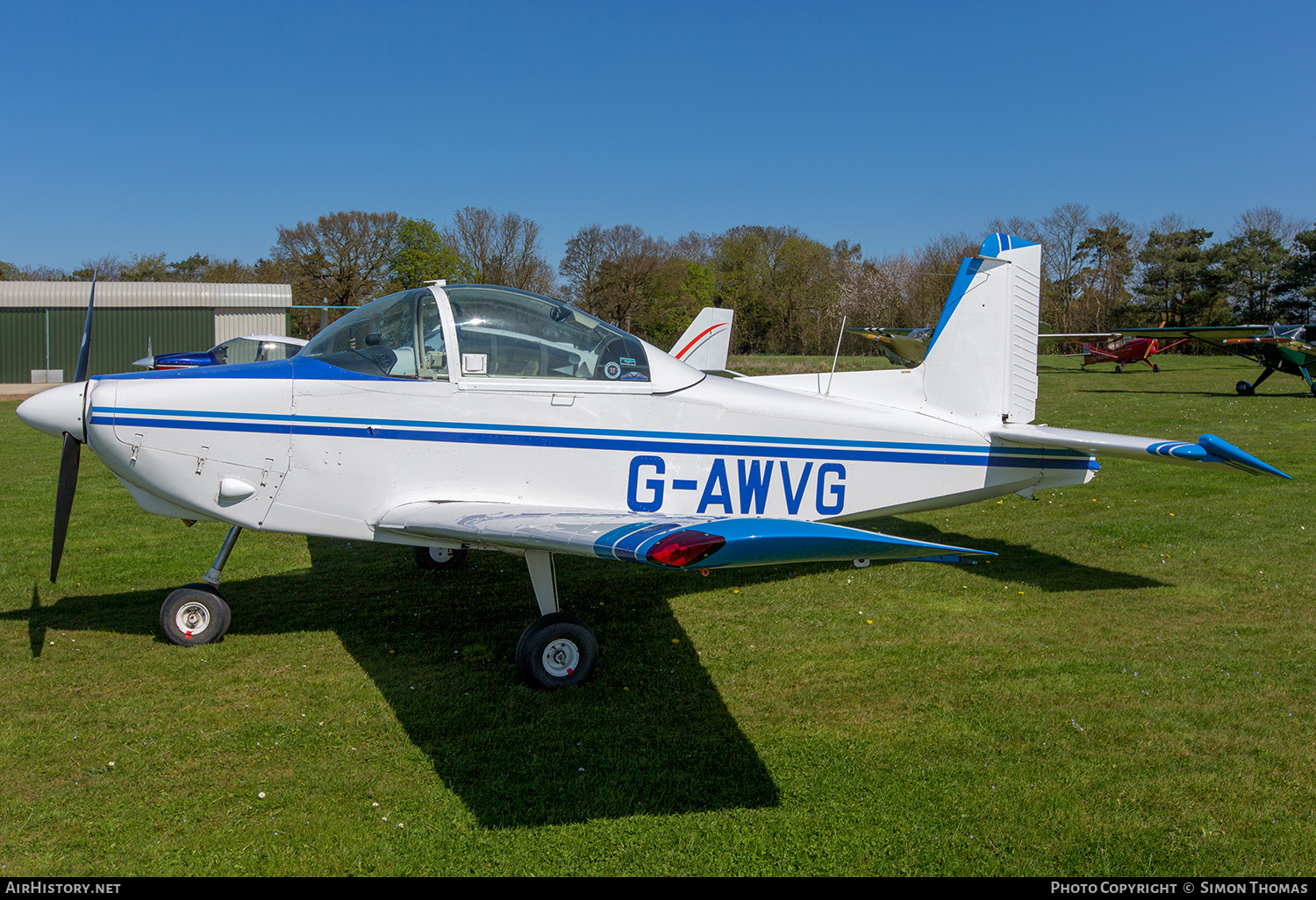 Aircraft Photo of G-AWVG | AESL Airtourer T2 | AirHistory.net #327767