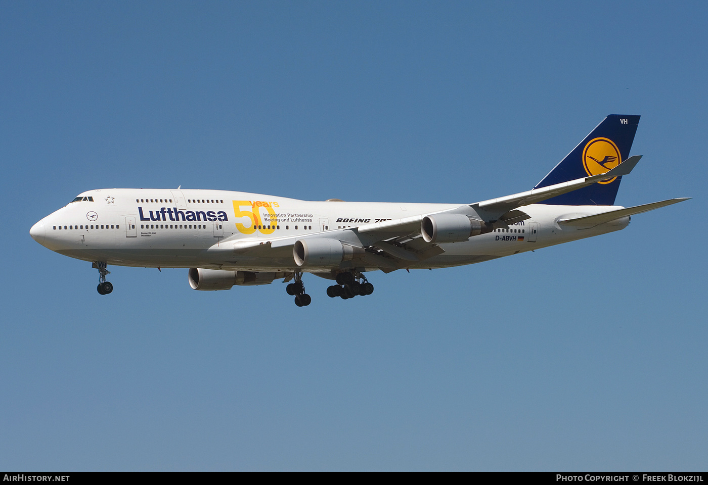 Aircraft Photo of D-ABVH | Boeing 747-430 | Lufthansa | AirHistory.net #327775
