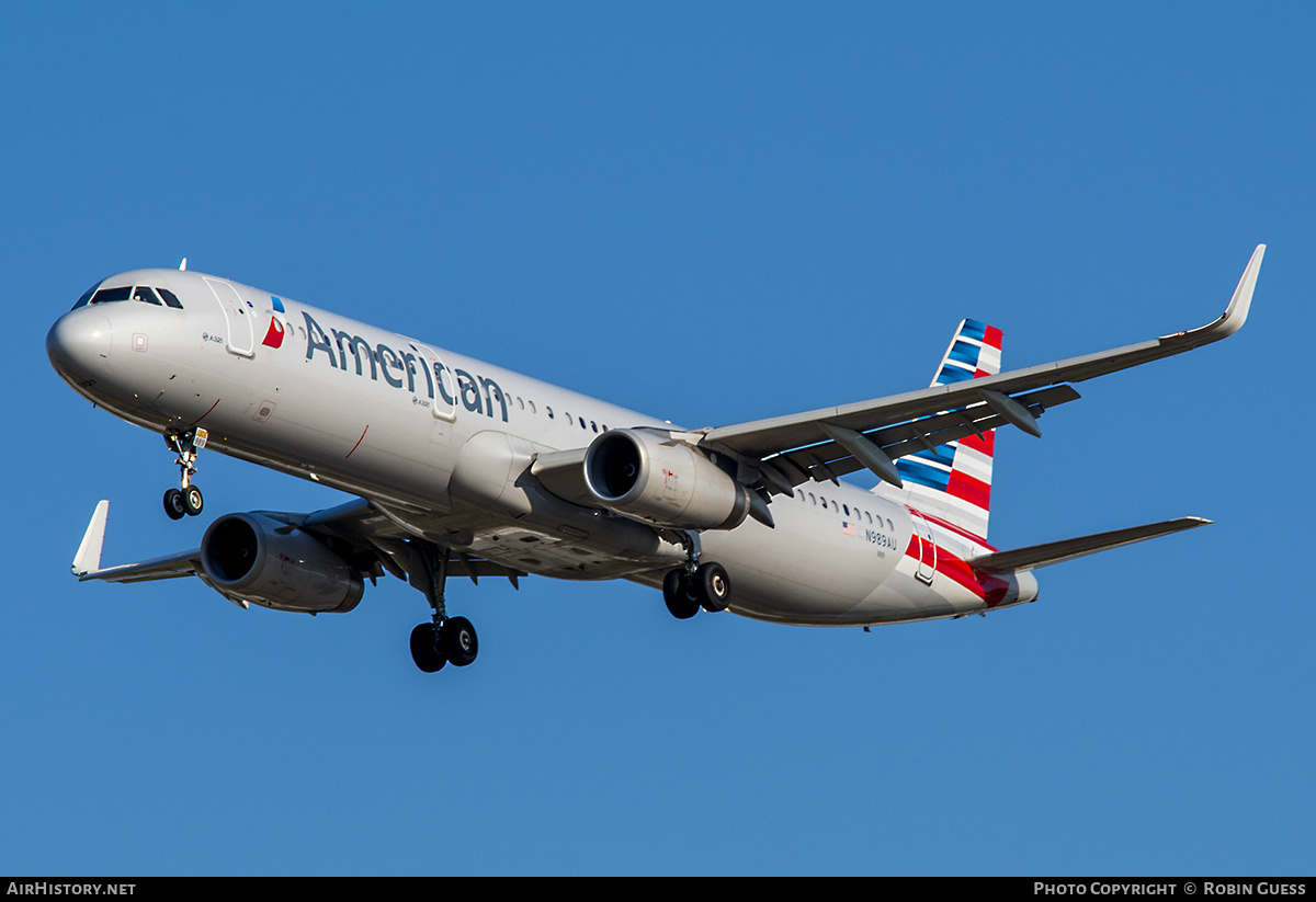 Aircraft Photo of N989AU | Airbus A321-231 | American Airlines | AirHistory.net #327789