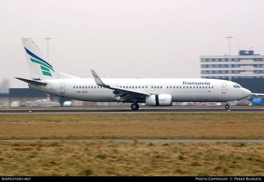 Aircraft Photo of PH-HZU | Boeing 737-8BG | Transavia | AirHistory.net #327795