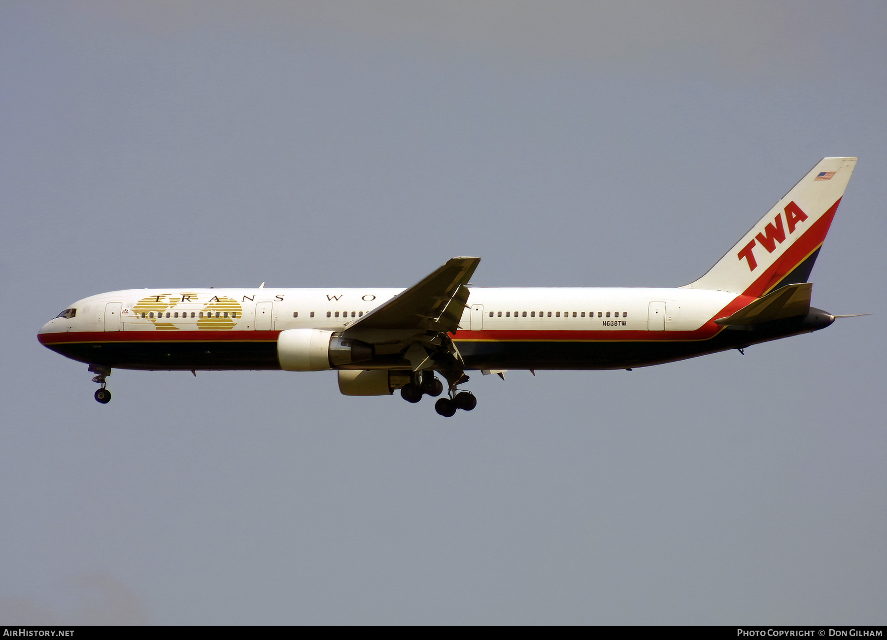 Aircraft Photo of N638TW | Boeing 767-3Y0/ER | Trans World Airlines - TWA | AirHistory.net #327822