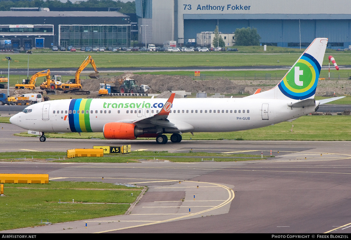Aircraft Photo of PH-GUB | Boeing 737-8EH | Transavia | AirHistory.net #327854