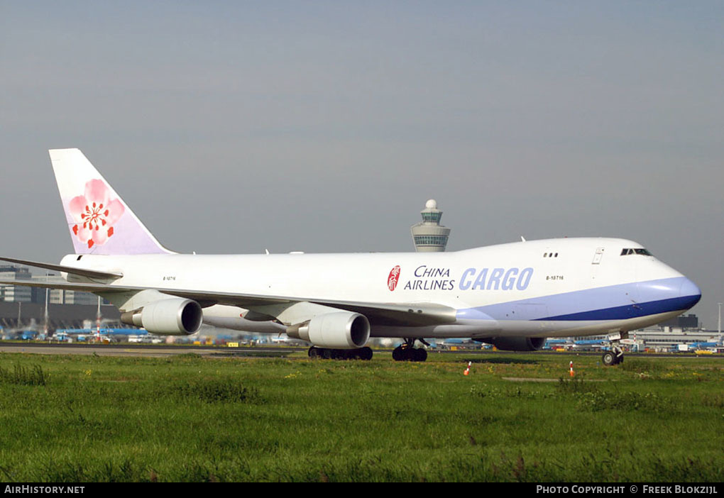Aircraft Photo of B-18716 | Boeing 747-409F/SCD | China Airlines Cargo | AirHistory.net #327886