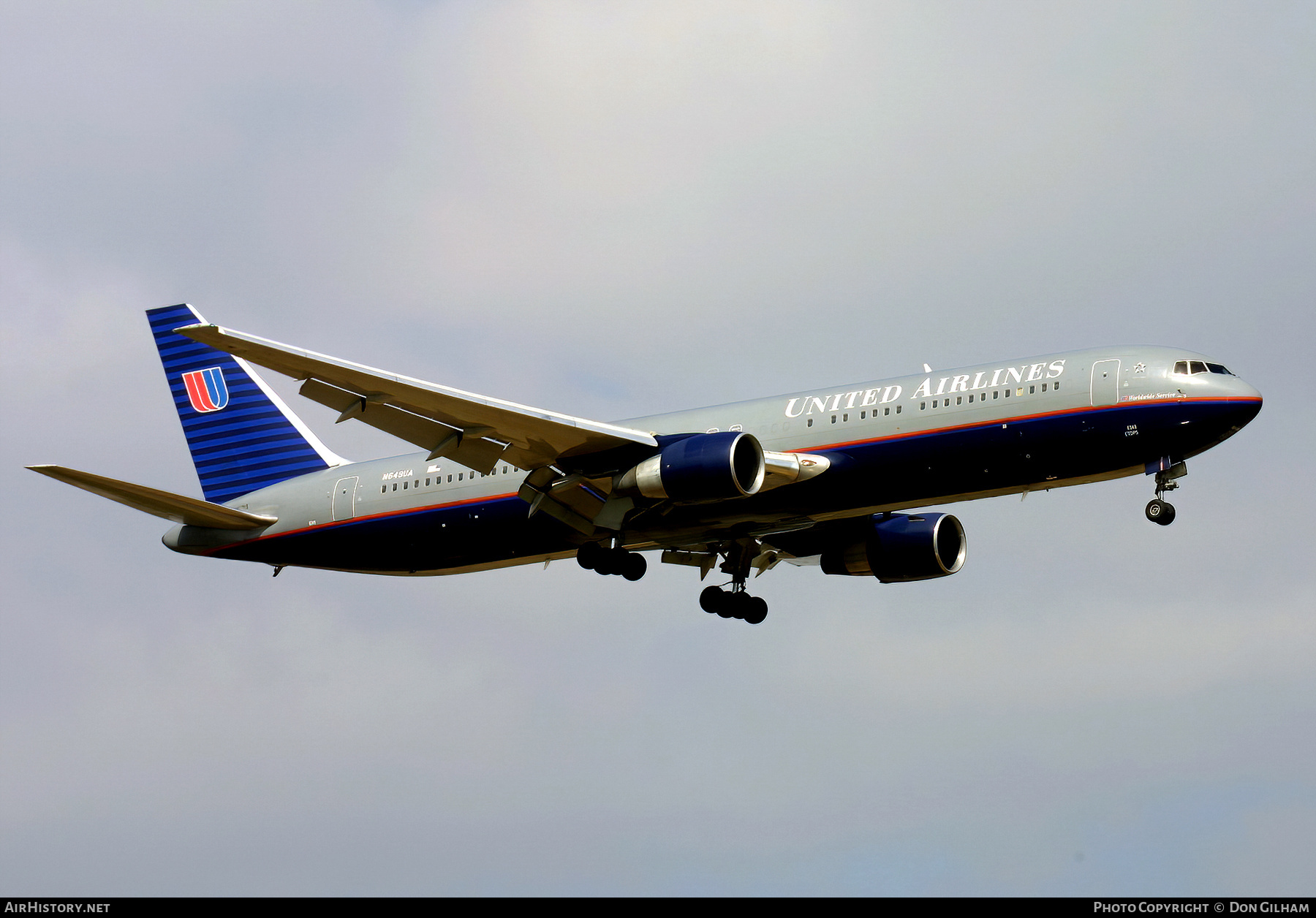 Aircraft Photo of N649UA | Boeing 767-322/ER | United Airlines | AirHistory.net #327919