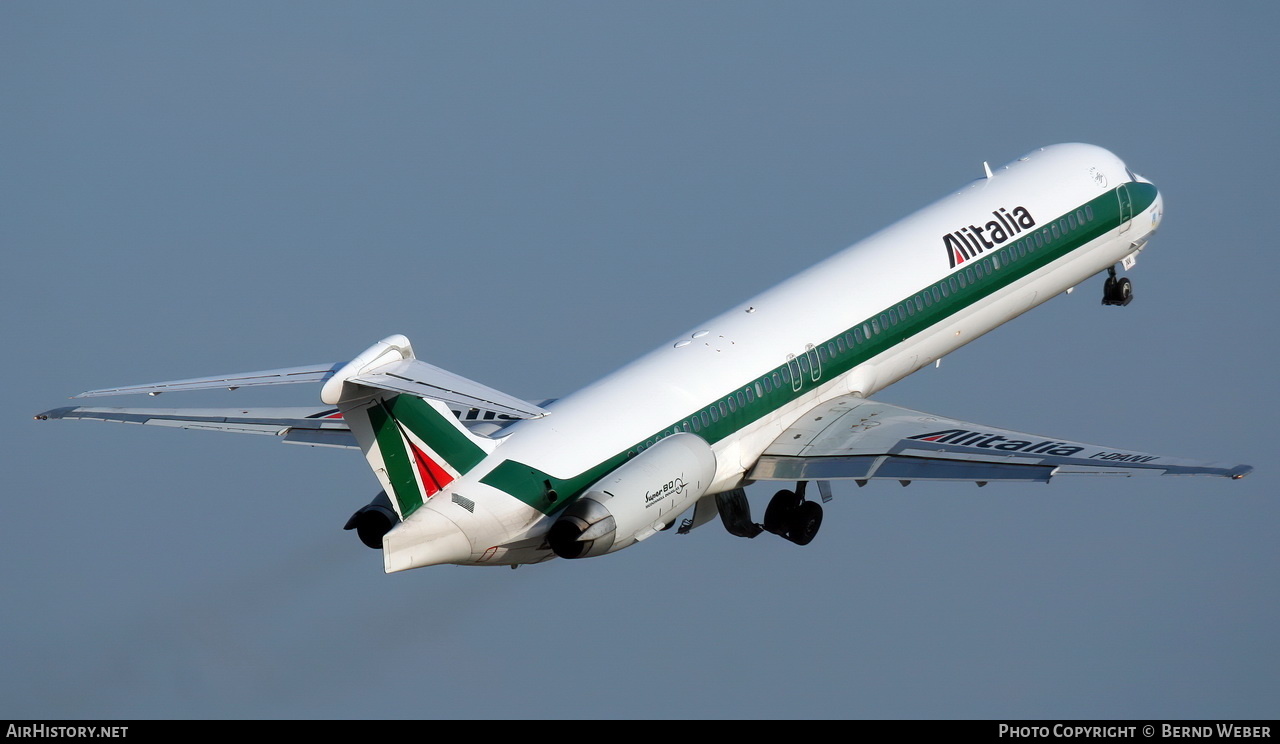 Aircraft Photo of I-DANV | McDonnell Douglas MD-82 (DC-9-82) | Alitalia | AirHistory.net #327923