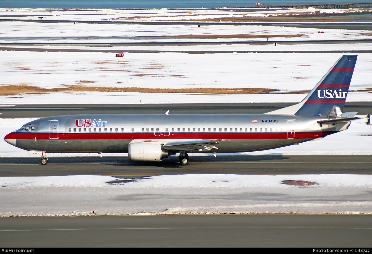 Aircraft Photo of N434US | Boeing 737-4B7 | USAir | AirHistory.net #327949