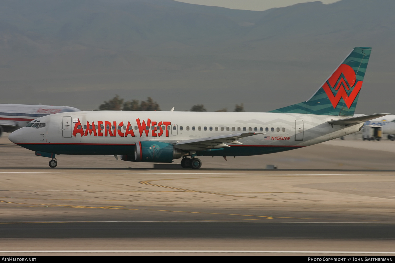 Aircraft Photo of N156AW | Boeing 737-3G7 | America West Airlines | AirHistory.net #327950