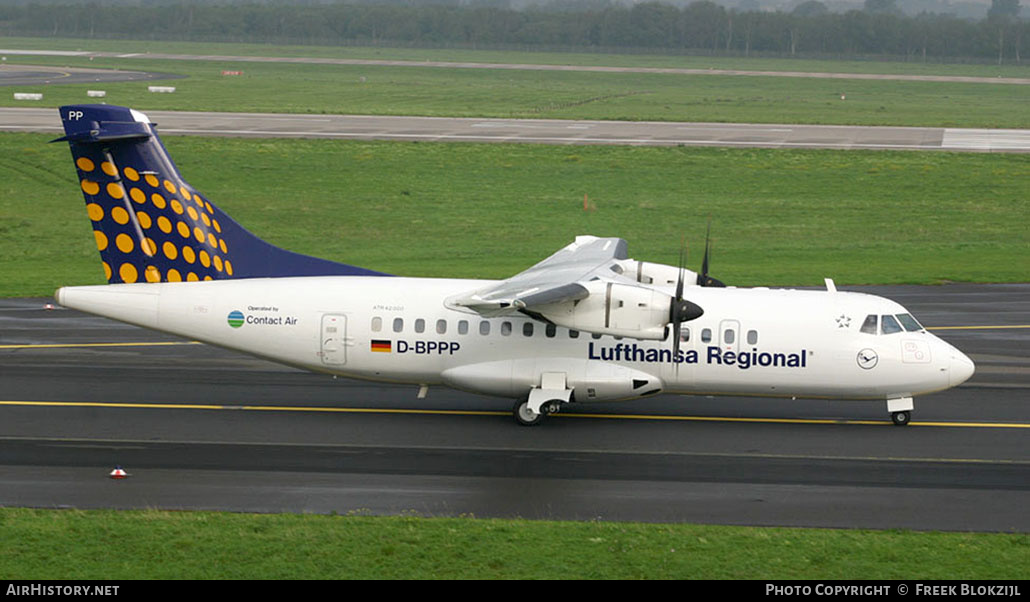 Aircraft Photo of D-BPPP | ATR ATR-42-500 | Lufthansa Regional | AirHistory.net #327973