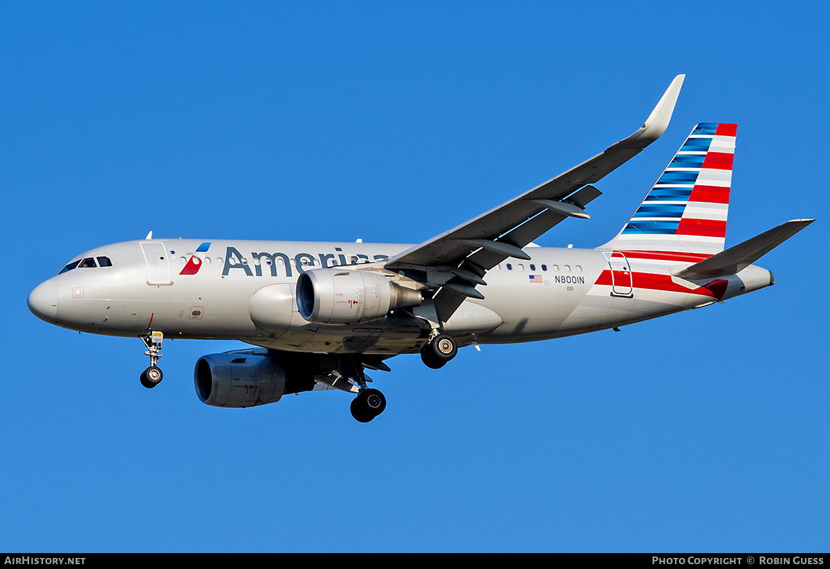 Aircraft Photo of N8001N | Airbus A319-115 | American Airlines | AirHistory.net #327980