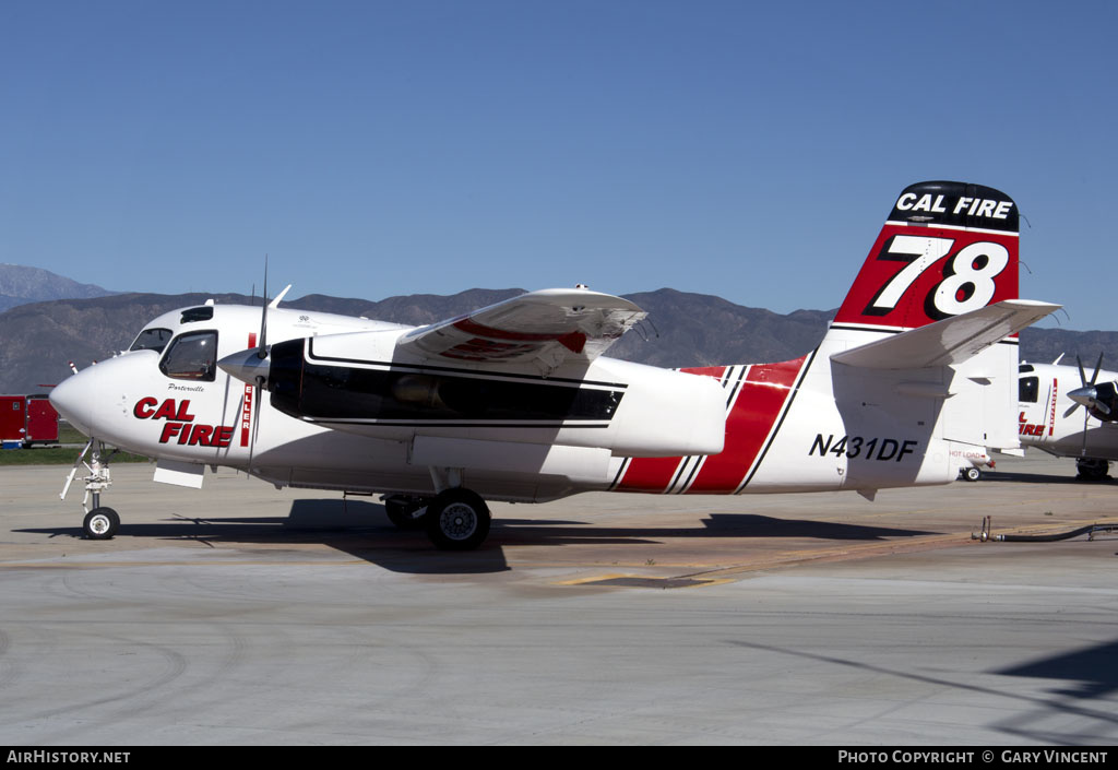 Aircraft Photo of N431DF | Marsh S-2F3AT Turbo Tracker | Cal Fire - California Department of Forestry & Fire Protection | AirHistory.net #327987