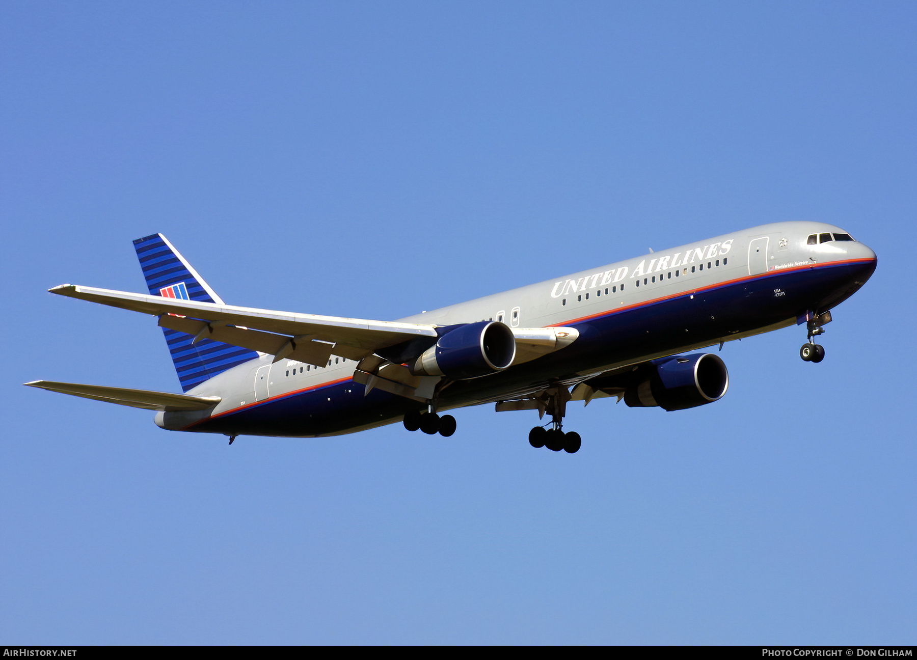 Aircraft Photo of N654UA | Boeing 767-322/ER | United Airlines | AirHistory.net #327989