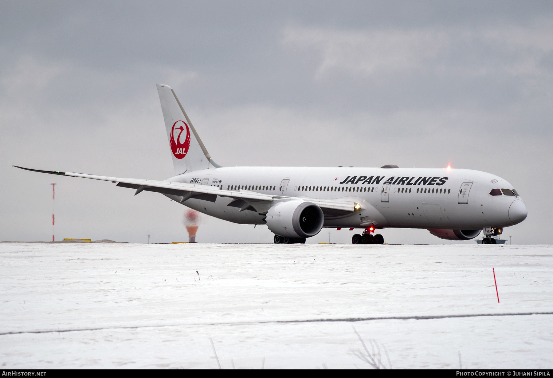 Aircraft Photo of JA862J | Boeing 787-9 Dreamliner | Japan Airlines - JAL | AirHistory.net #327993