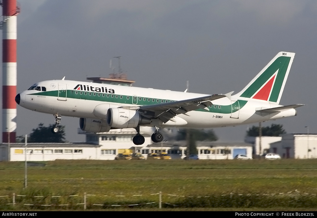 Aircraft Photo of I-BIMH | Airbus A319-112 | Alitalia | AirHistory.net #327996