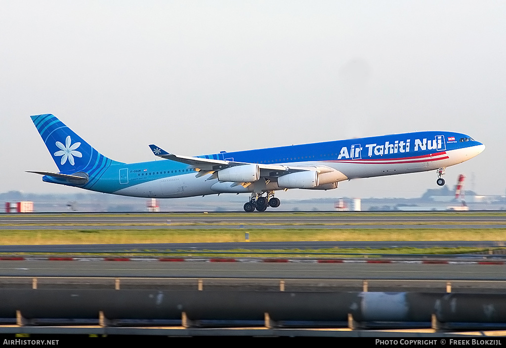 Aircraft Photo of F-OSUN | Airbus A340-313X | Air Tahiti Nui | AirHistory.net #327997