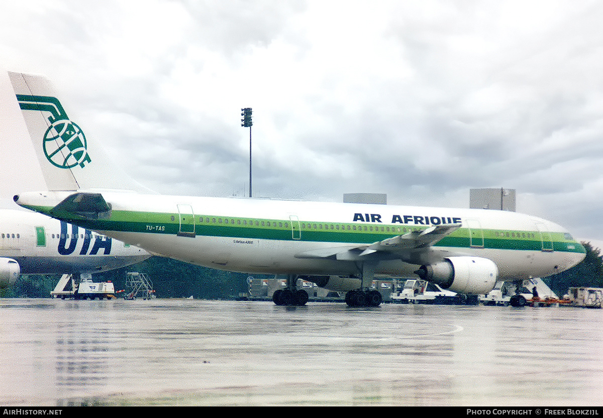 Aircraft Photo of TU-TAS | Airbus A300B4-203 | Air Afrique | AirHistory.net #328018