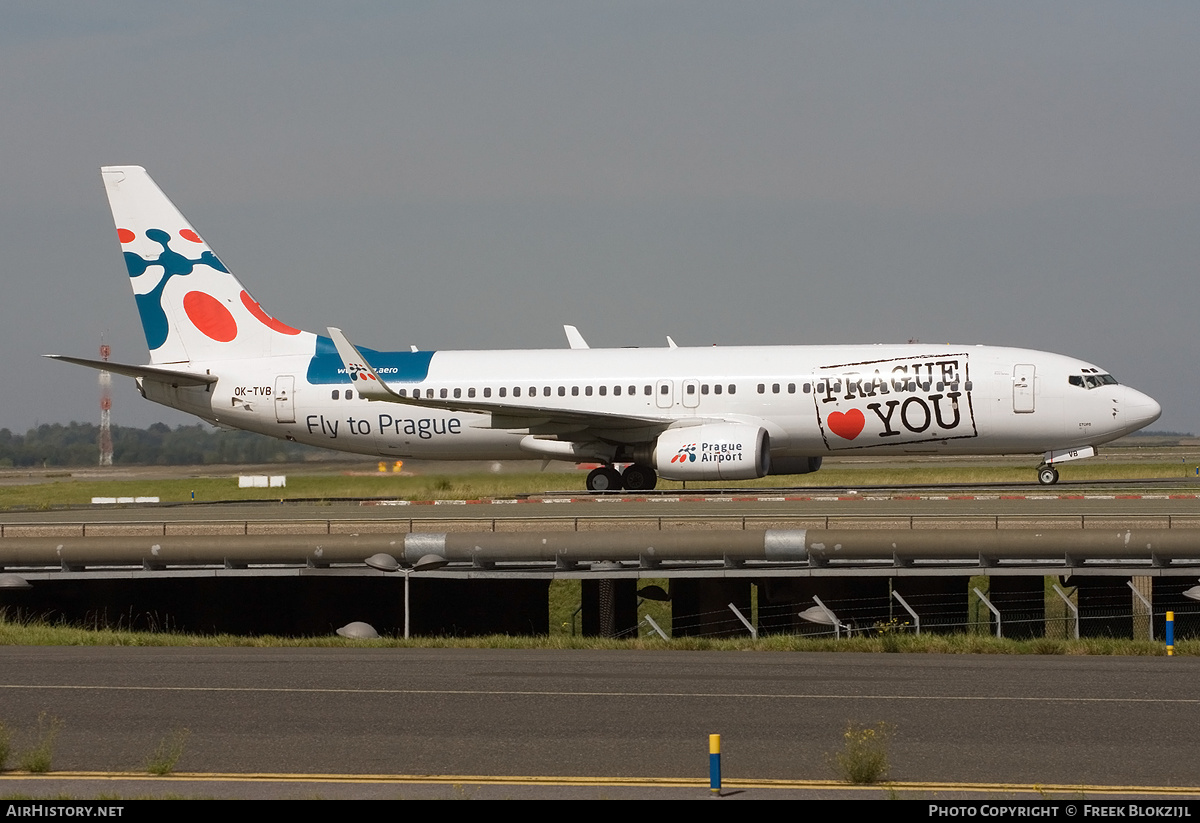 Aircraft Photo of OK-TVB | Boeing 737-8CX | Travel Service | AirHistory.net #328020