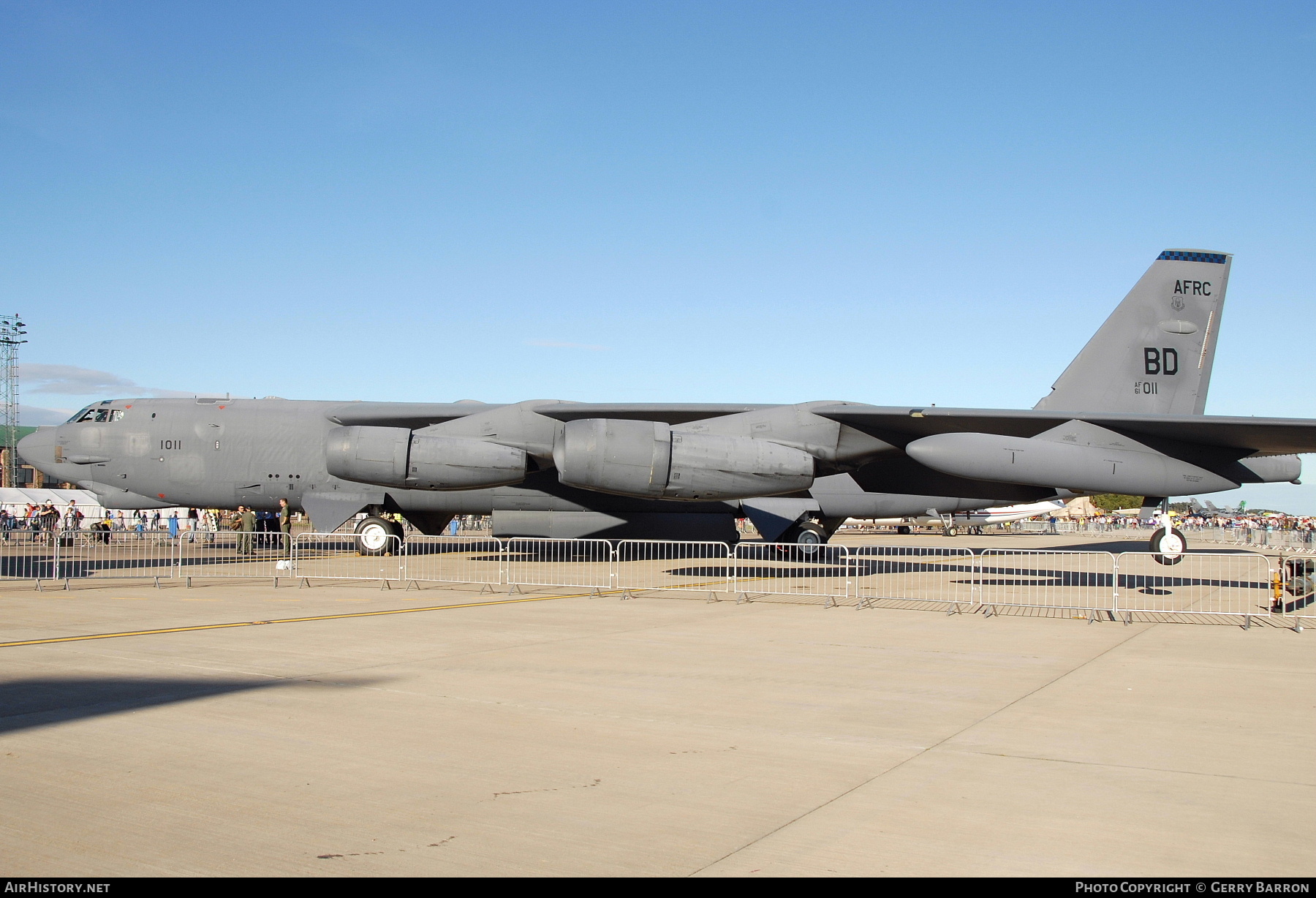 Aircraft Photo of 61-0011 / AF61-011 | Boeing B-52H Stratofortress | USA - Air Force | AirHistory.net #328026