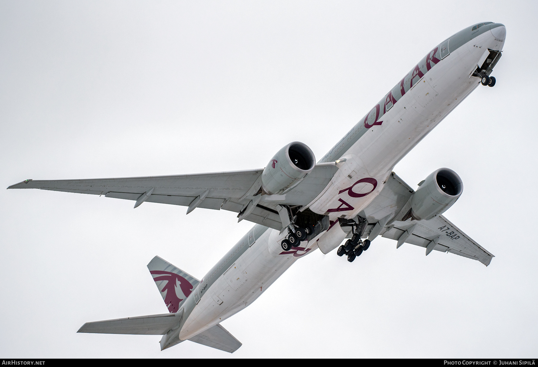Aircraft Photo of A7-BAP | Boeing 777-3DZ/ER | Qatar Airways | AirHistory.net #328052