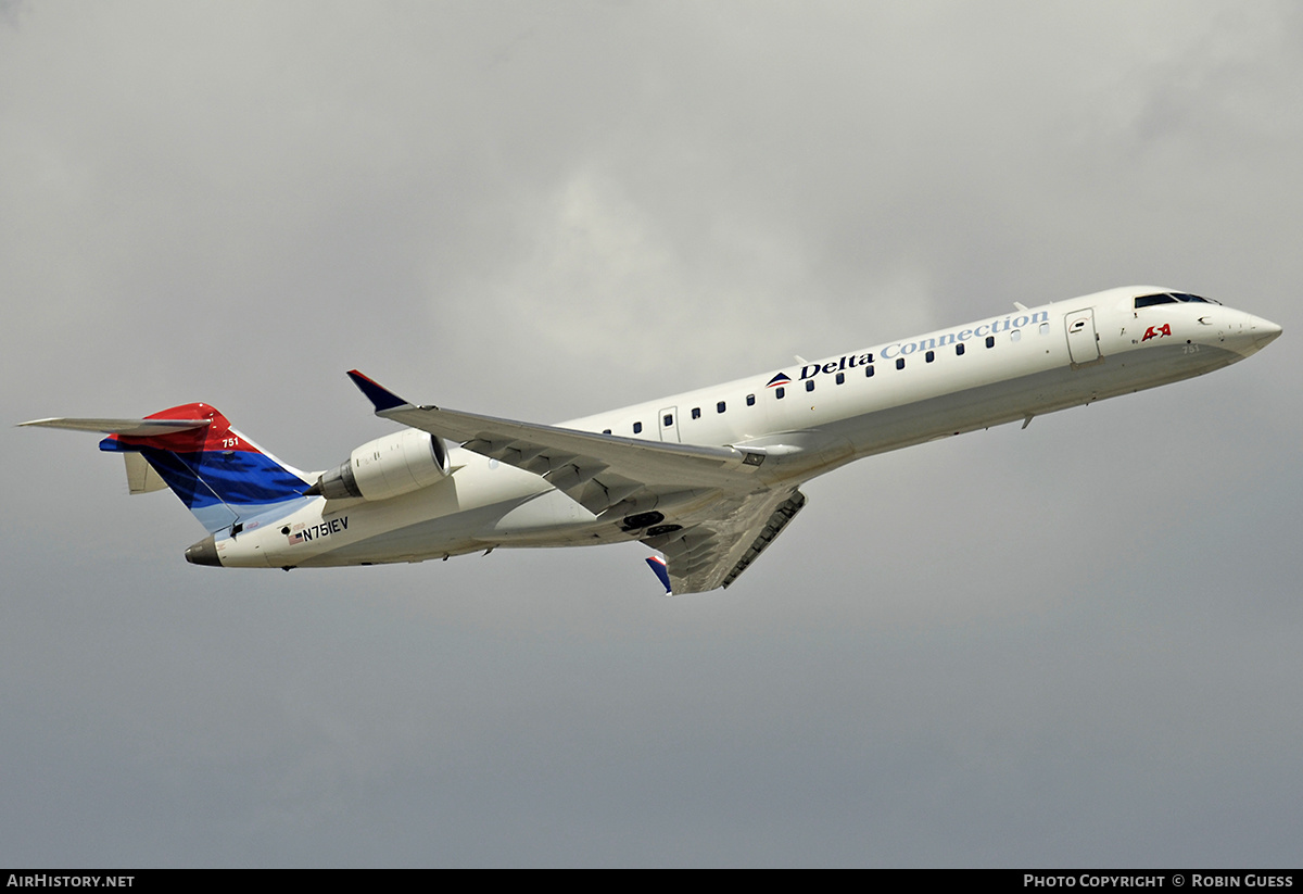 Aircraft Photo of N751EV | Bombardier CRJ-701ER (CL-600-2C10) | Delta Connection | AirHistory.net #328068