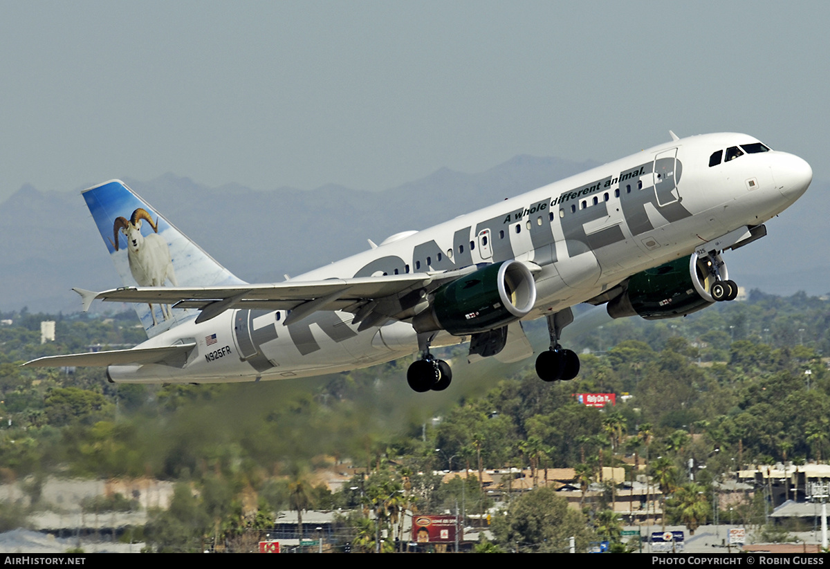 Aircraft Photo of N925FR | Airbus A319-111 | Frontier Airlines | AirHistory.net #328069