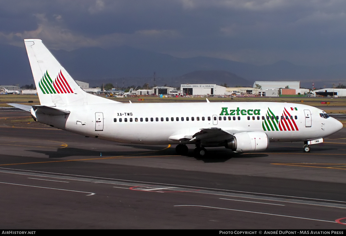 Aircraft Photo of XA-TWG | Boeing 737-3K2 | Líneas Aéreas Azteca | AirHistory.net #328078
