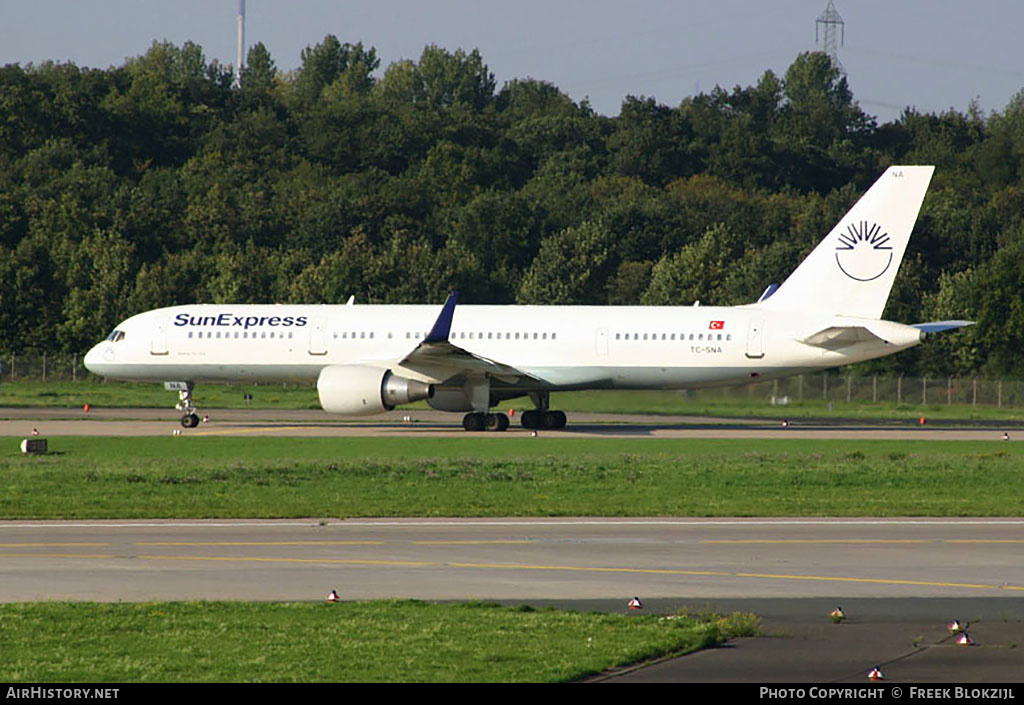 Aircraft Photo of TC-SNA | Boeing 757-2Q8 | SunExpress | AirHistory.net #328100