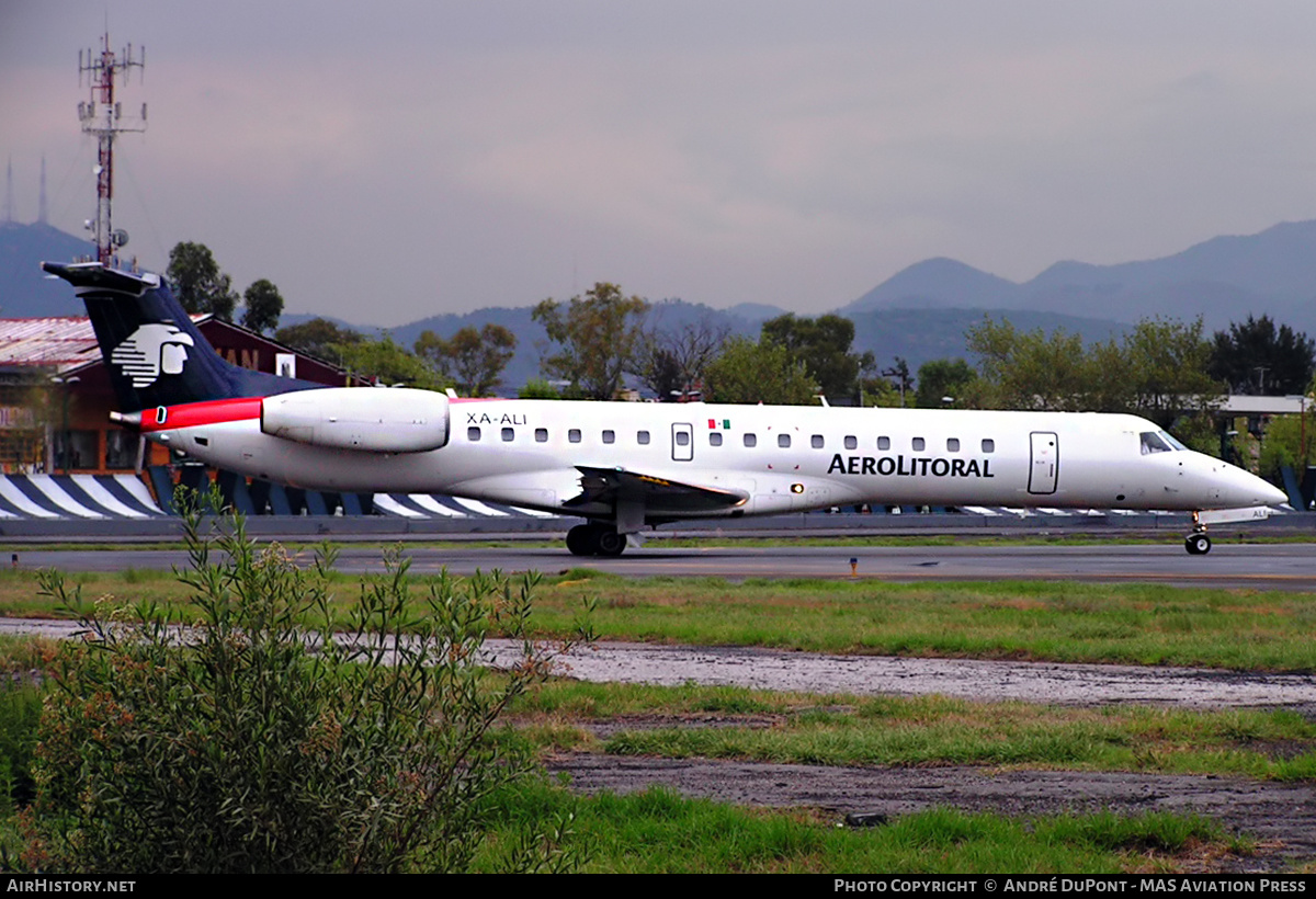 Aircraft Photo of XA-ALI | Embraer ERJ-145LR (EMB-145LR) | AeroLitoral | AirHistory.net #328113