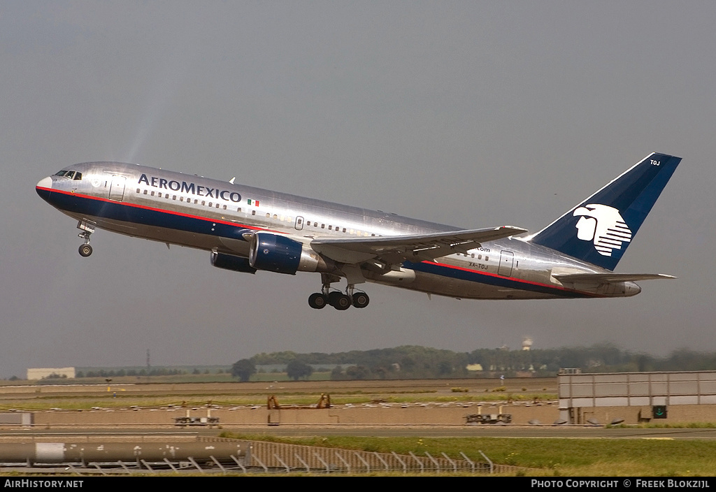 Aircraft Photo of XA-TOJ | Boeing 767-283/ER | AeroMéxico | AirHistory.net #328130