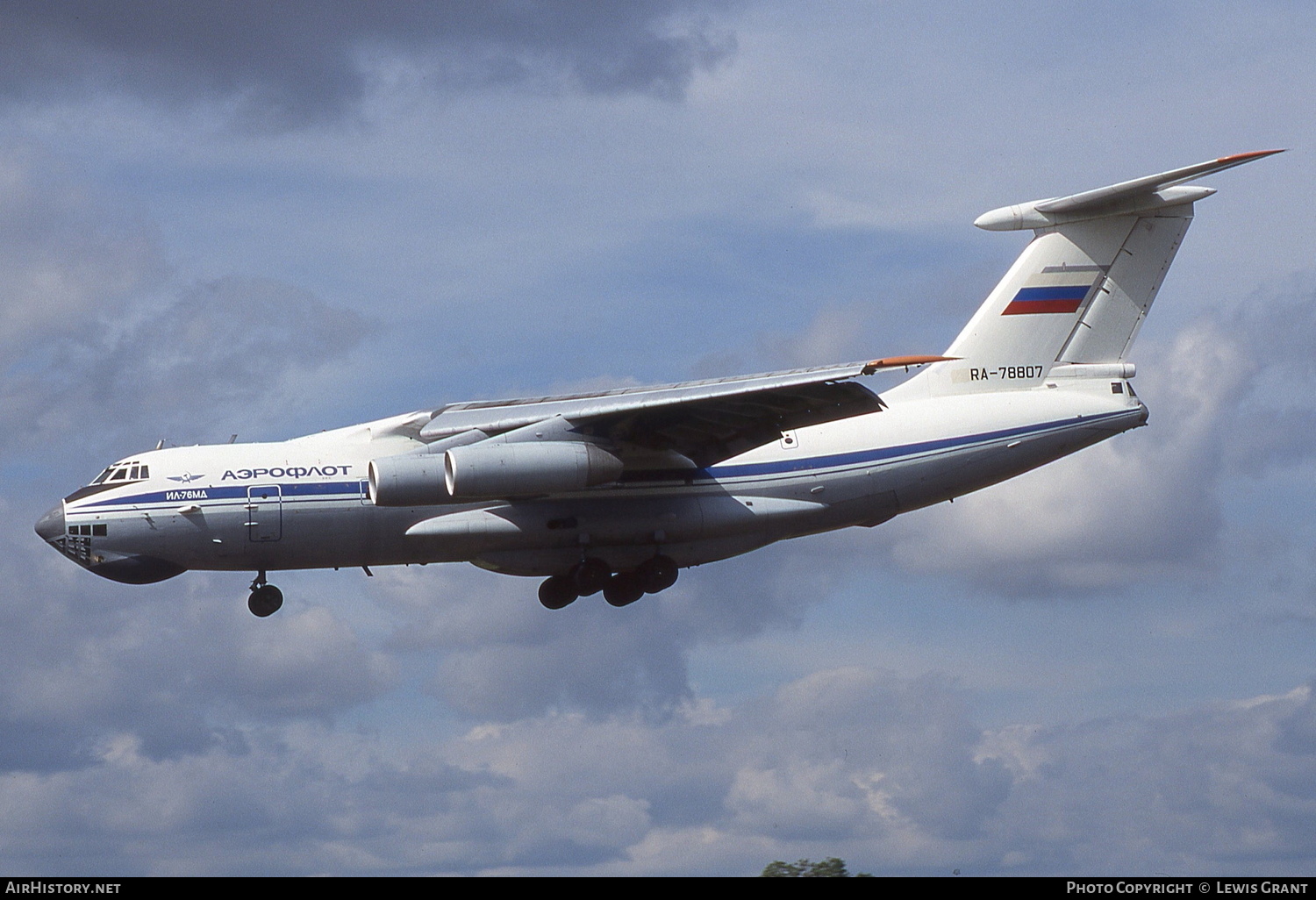 Aircraft Photo of RA-78807 | Ilyushin Il-76MD | Aeroflot | AirHistory.net #328131