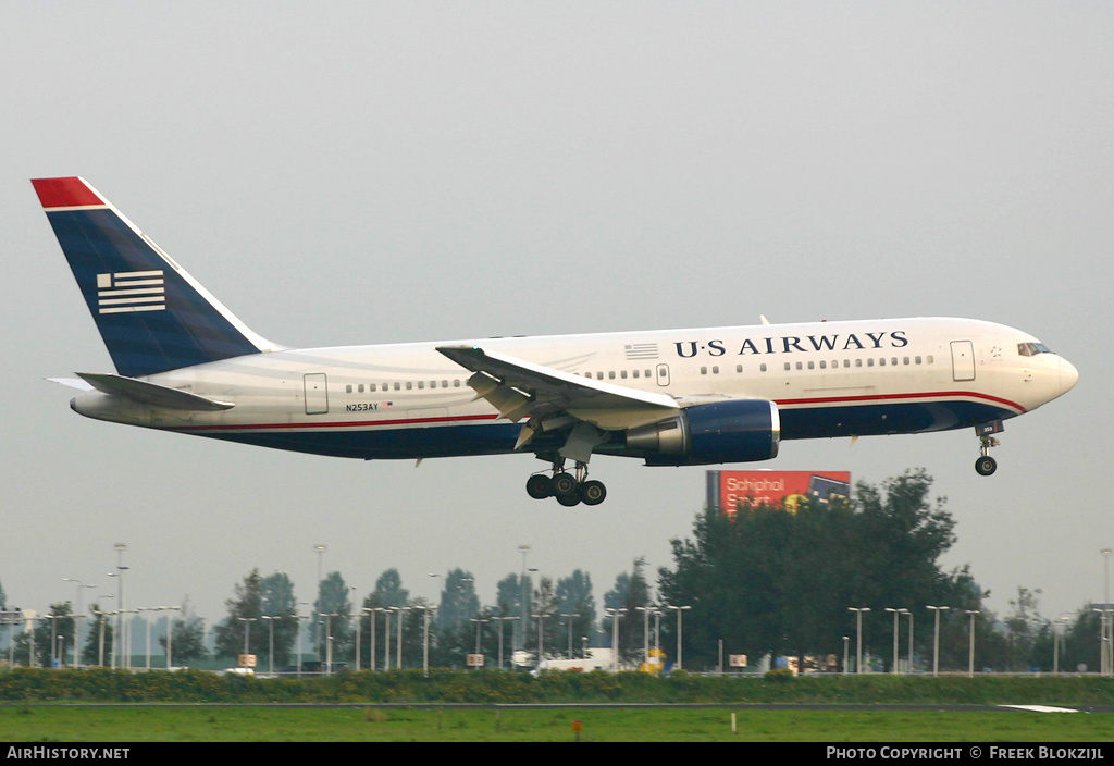 Aircraft Photo of N253AY | Boeing 767-2B7/ER | US Airways | AirHistory.net #328132
