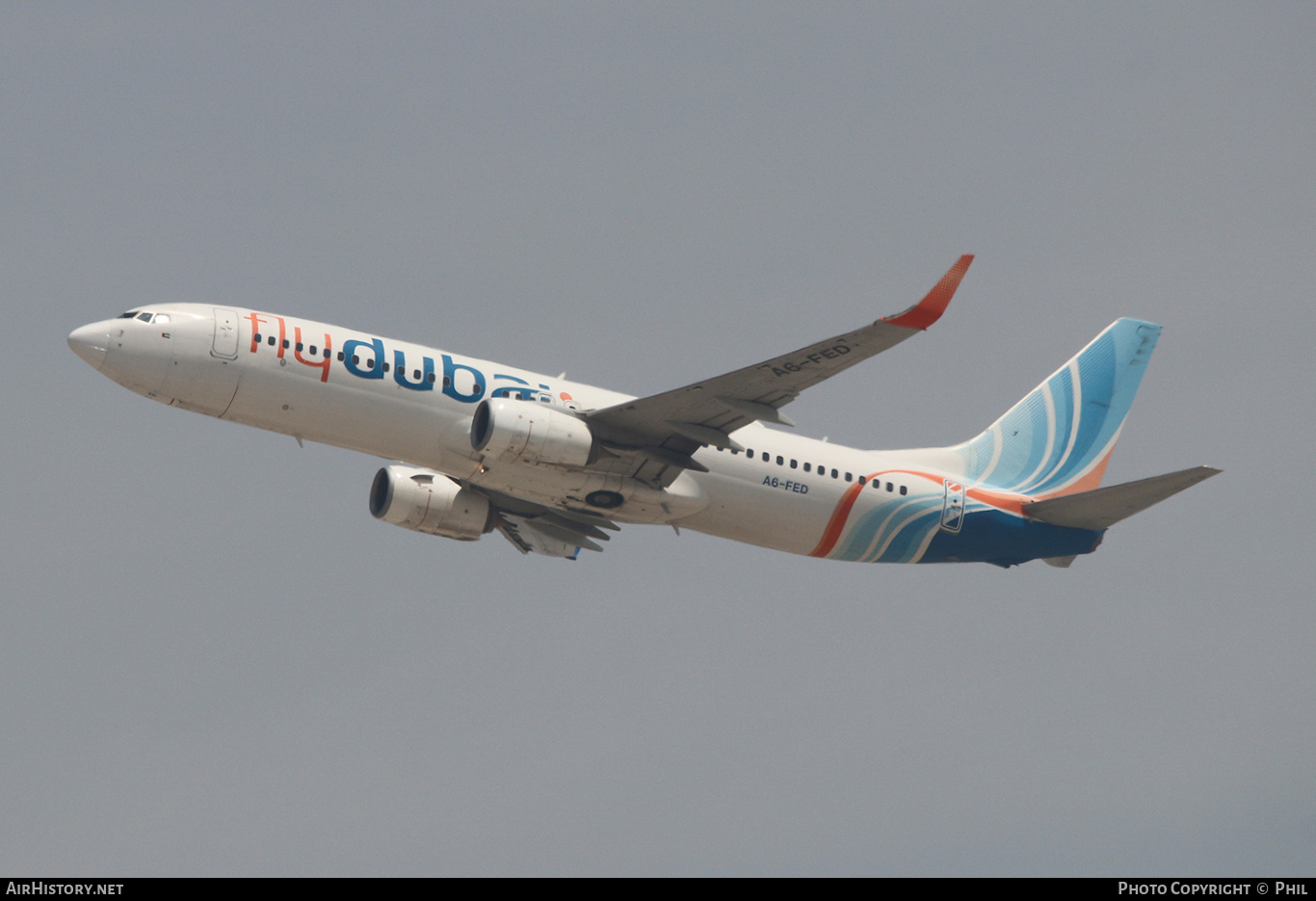 Aircraft Photo of A6-FED | Boeing 737-8KN | Flydubai | AirHistory.net #328160