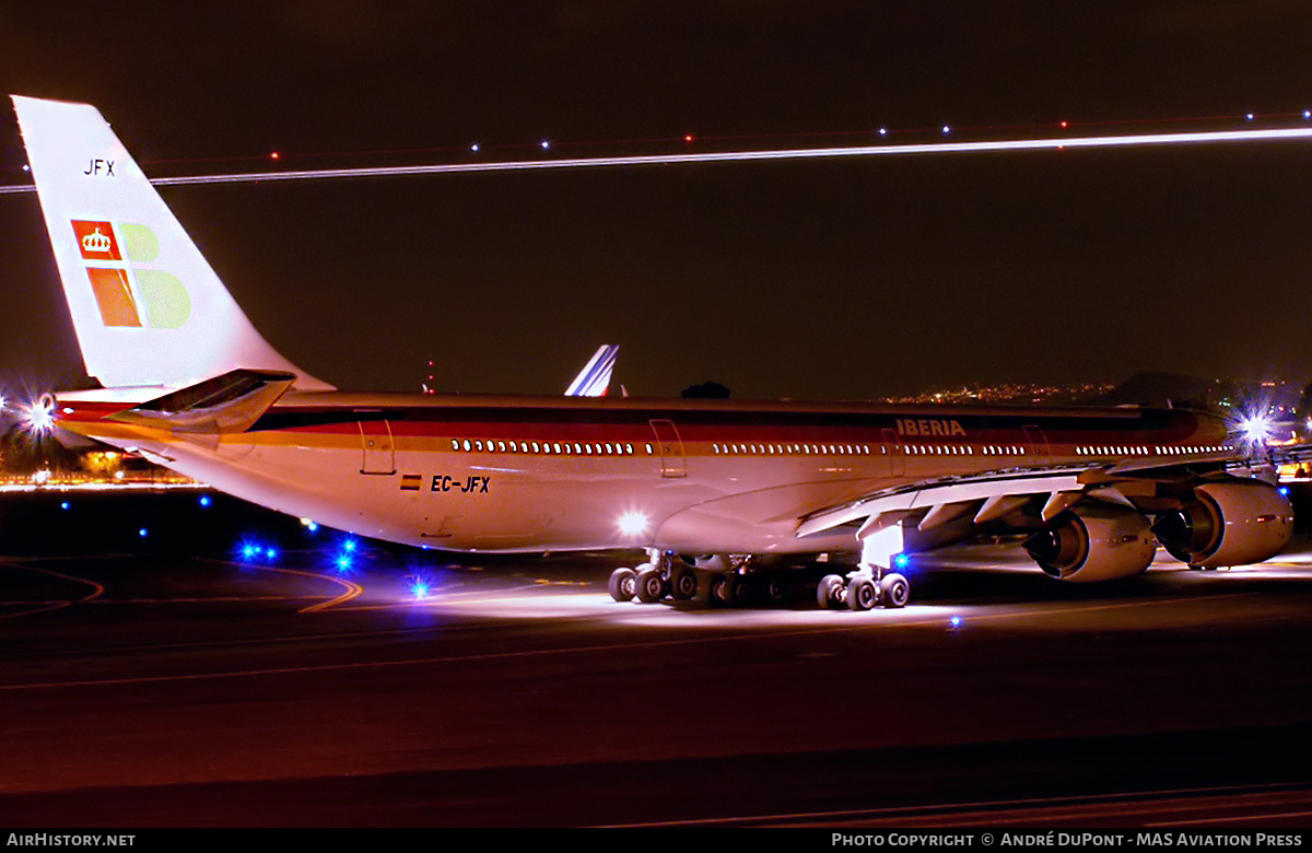 Aircraft Photo of EC-JFX | Airbus A340-642 | Iberia | AirHistory.net #328161
