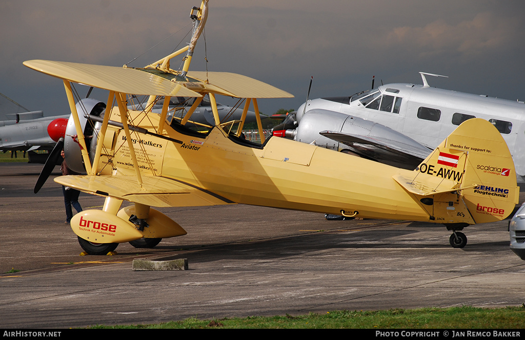 Aircraft Photo of OE-AWW | Stearman PT-13 Kaydet (75) | AirHistory.net #328162