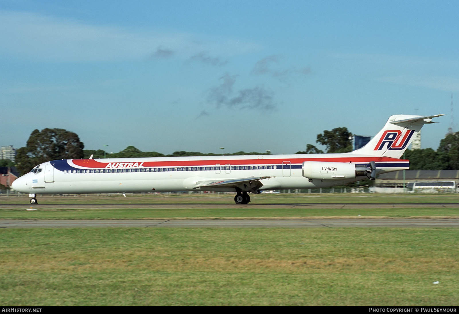 Aircraft Photo of LV-WGM | McDonnell Douglas MD-83 (DC-9-83) | Austral Líneas Aéreas | AirHistory.net #328182