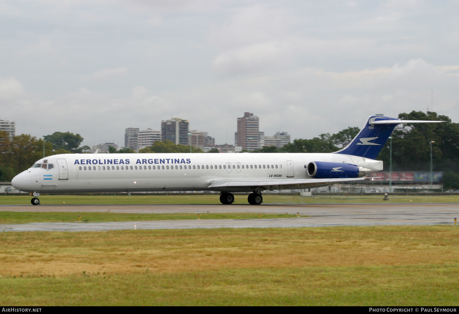 Aircraft Photo of LV-WGM | McDonnell Douglas MD-83 (DC-9-83) | Aerolíneas Argentinas | AirHistory.net #328185