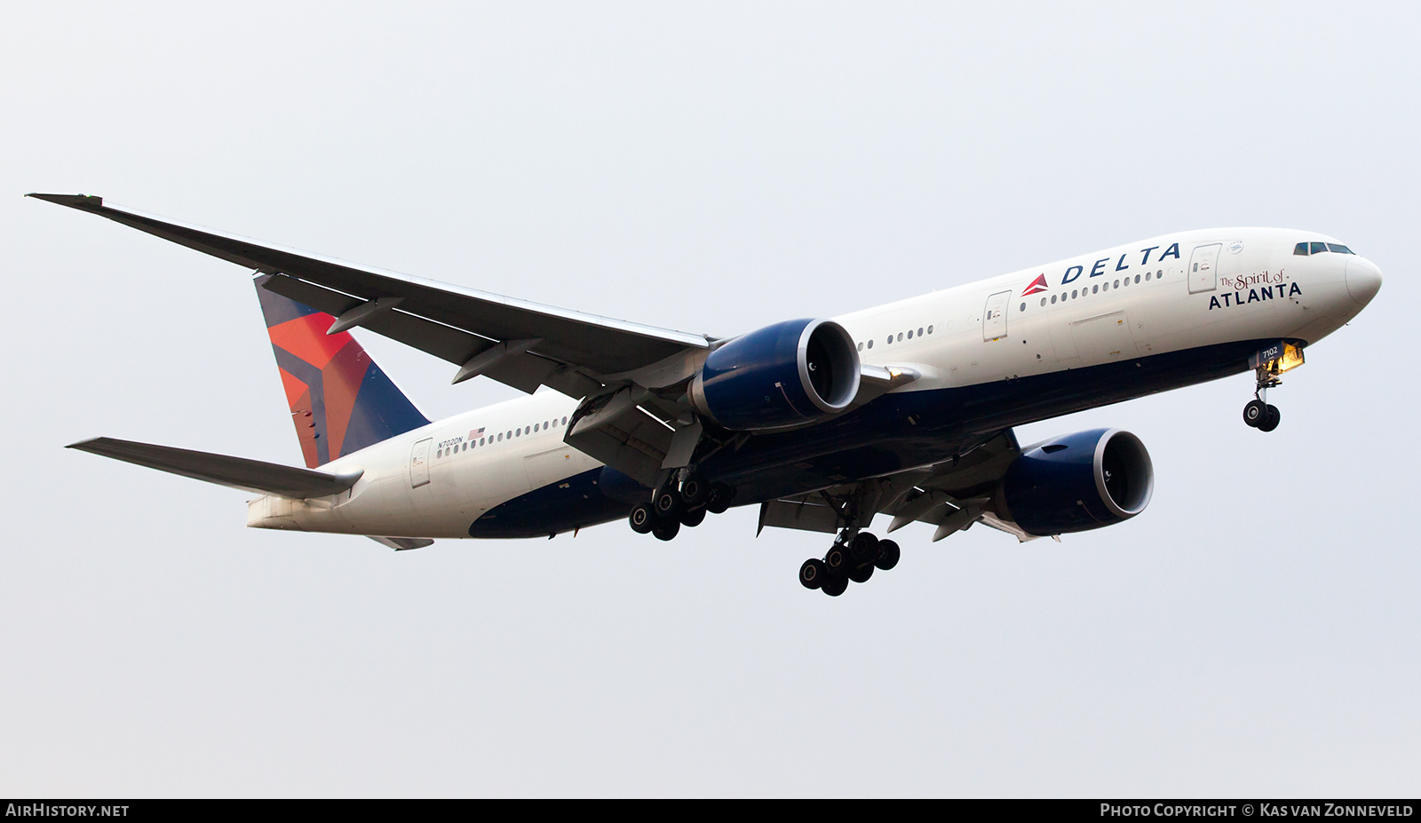 Aircraft Photo of N702DN | Boeing 777-232/LR | Delta Air Lines | AirHistory.net #328187