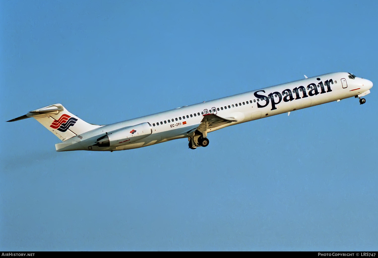 Aircraft Photo of EC-291 | McDonnell Douglas MD-83 (DC-9-83) | Spanair | AirHistory.net #328194