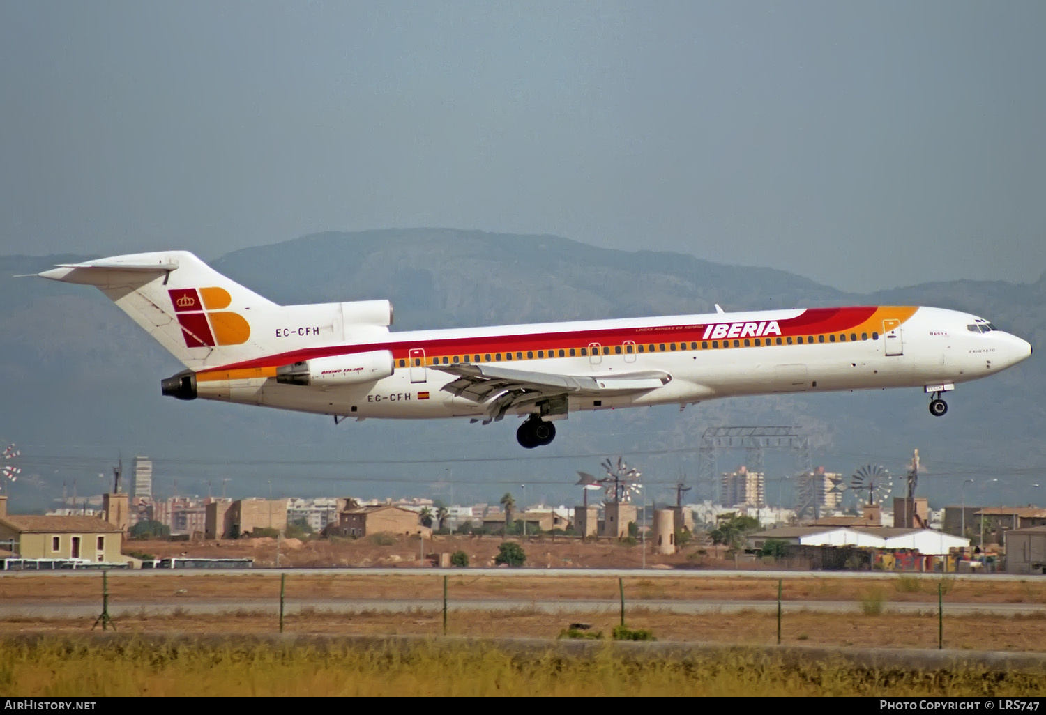 Aircraft Photo of EC-CFH | Boeing 727-256/Adv | Iberia | AirHistory.net #328196