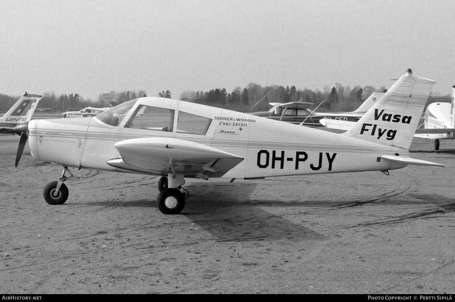 Aircraft Photo of OH-PJY | Piper PA-28-140 Cherokee B | Vasa Flyg | AirHistory.net #328201