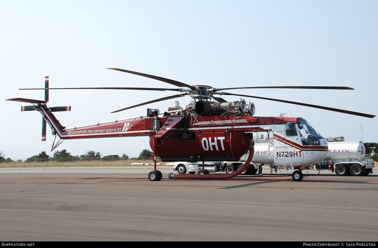 Aircraft Photo of N720HT / 0HT | Sikorsky CH-54B Tarhe (S-64B) | HTS - Helicopter Transport Services | AirHistory.net #328216