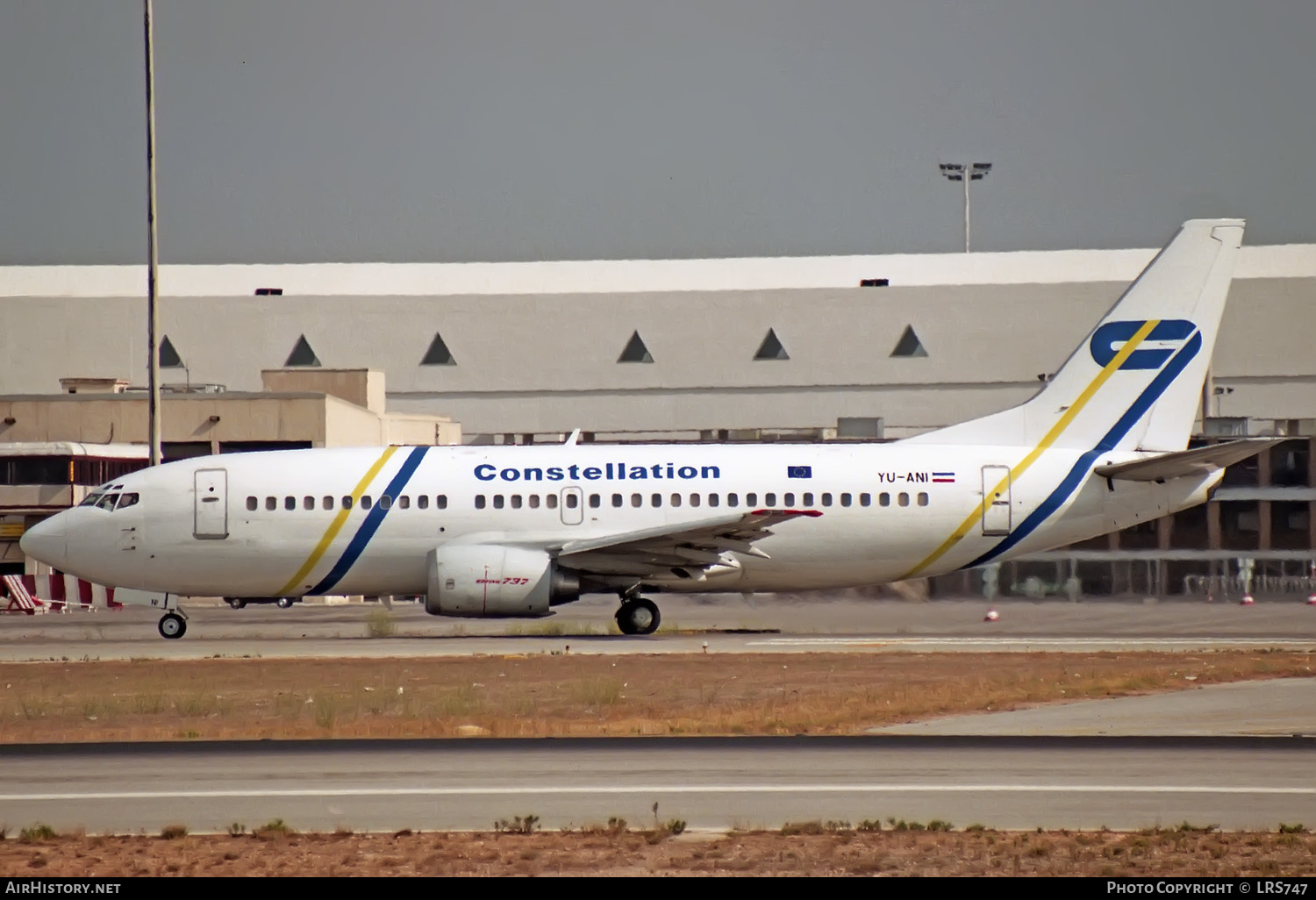 Aircraft Photo of YU-ANI | Boeing 737-3H9 | Constellation International Airlines | AirHistory.net #328224